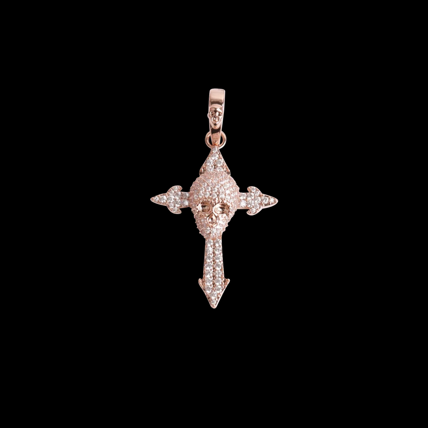 Skull Cross Pendant Necklace